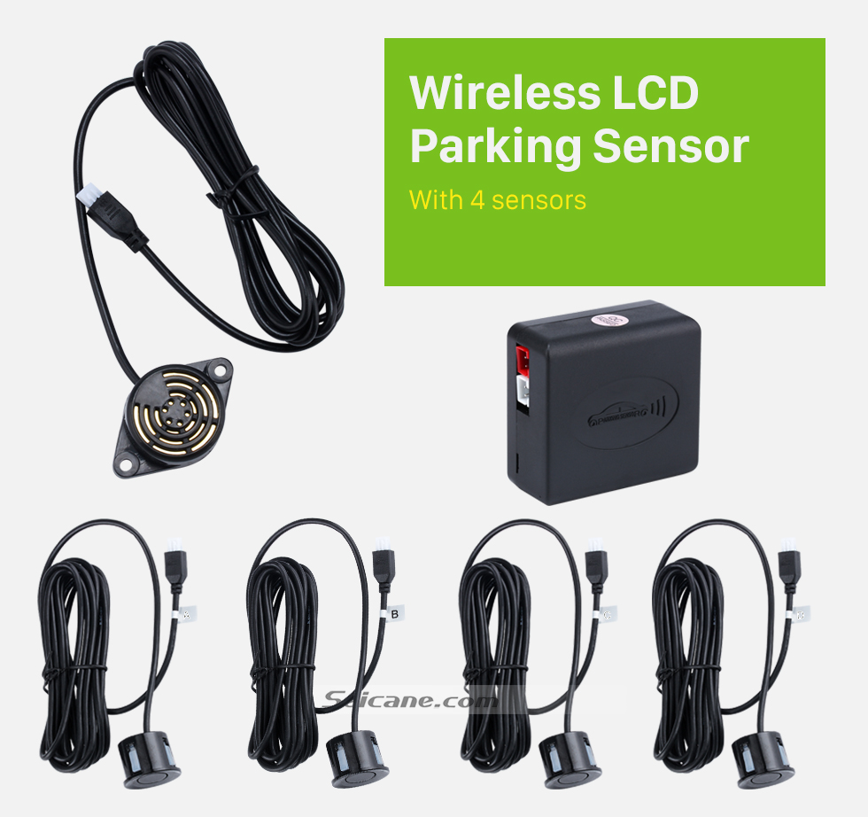 Wireless LCD Parking Sensor Seicane Wireless LED Display Parking Sensor Sensors Auto Car Reverse Assistance Backup Radar Monitor System rader + 4 Wireless LCD Parking Sensor Seicane Wireless LED Display Parking Sensor Sensors Auto Car Reverse Assistance Backup Radar Monitor System rader + 4