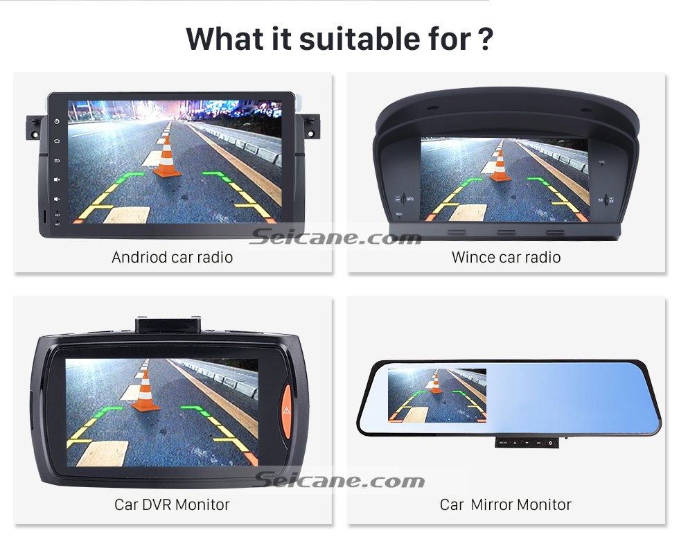 Seicane Seicane Dual Core CPU Car Rearview Parking Sensor Detector Video Radar System Rear View Camera Monitor for Universal Car Seicane Seicane Dual Core CPU Car Rearview Parking Sensor Detector Video Radar System Rear View Camera Monitor for Universal Car