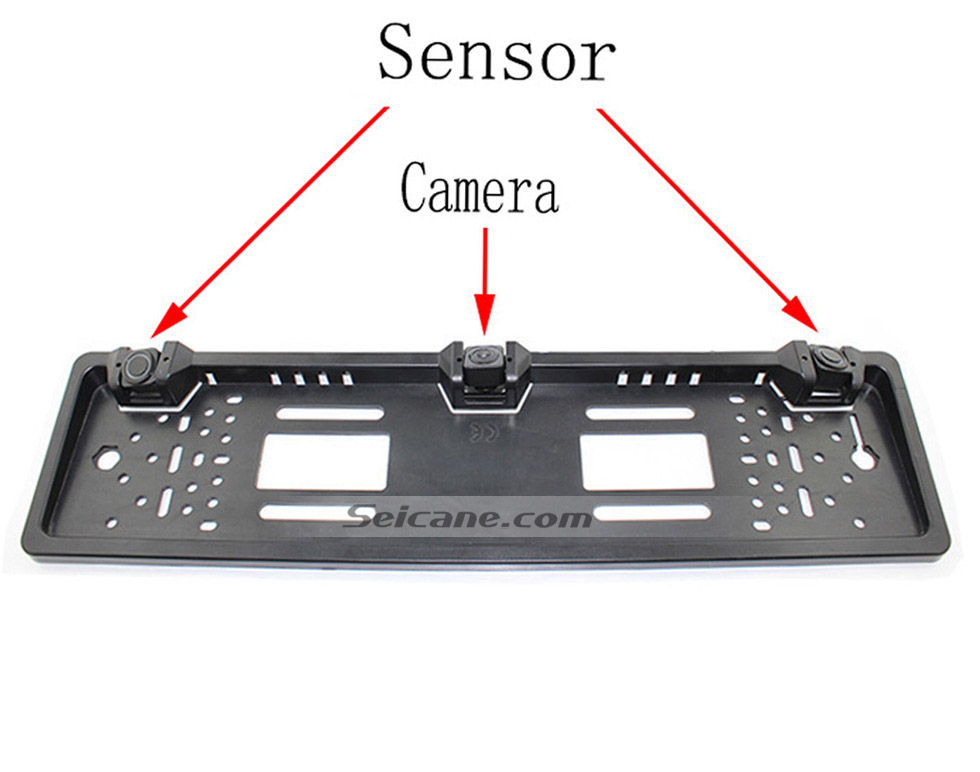 Seicane New Arrival Two Reversing Radar Car Reversing Rear/Front View Camera Parking European License Plate Frame Buzzer Seicane New Arrival Two Reversing Radar Car Reversing Rear/Front View Camera Parking European License Plate Frame Buzzer