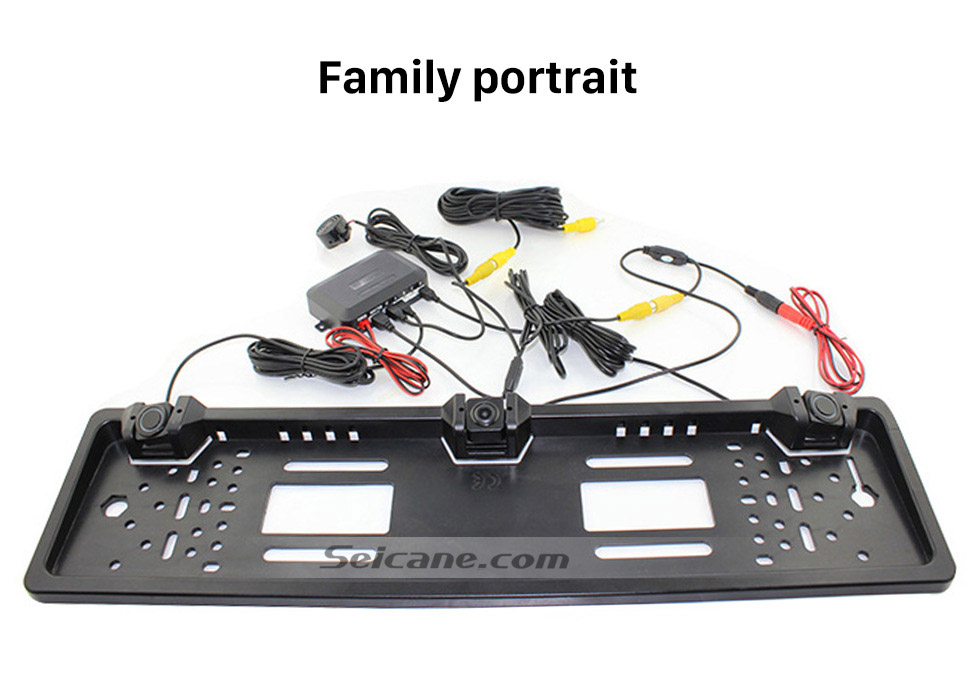Seicane New Arrival Two Reversing Radar Car Reversing Rear/Front View Camera Parking European License Plate Frame Buzzer Seicane New Arrival Two Reversing Radar Car Reversing Rear/Front View Camera Parking European License Plate Frame Buzzer