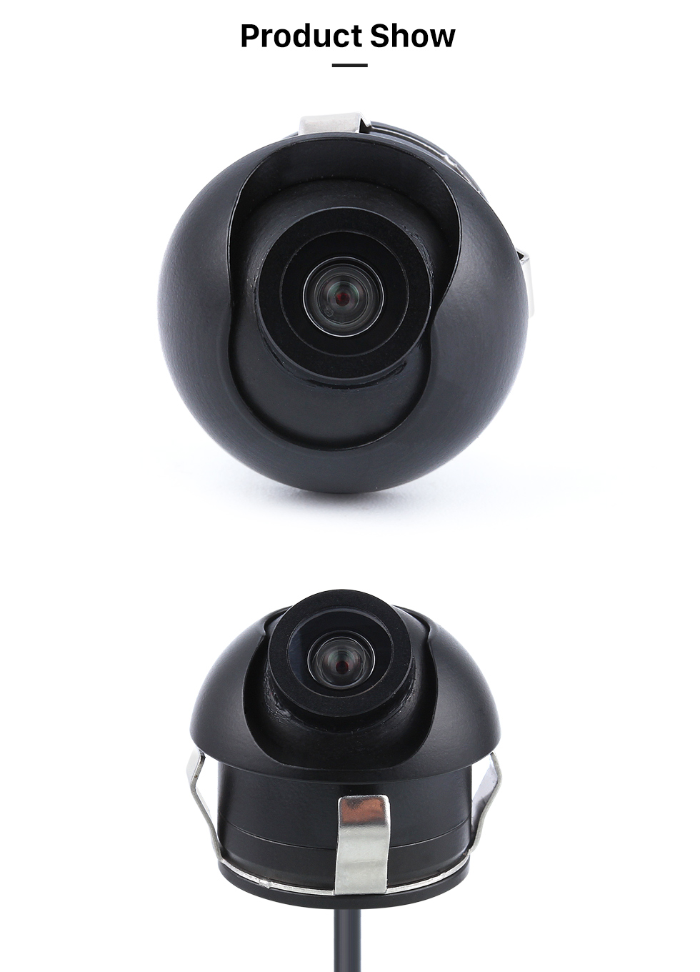 Product Show Wide Angle Vision 170 Degree Large Lens Waterproof RearView Camera with Night Vision 360 Degree No-dead Rotation Backup Camera Product Show Wide Angle Vision 170 Degree Large Lens Waterproof RearView Camera with Night Vision 360 Degree No-dead Rotation Backup Camera