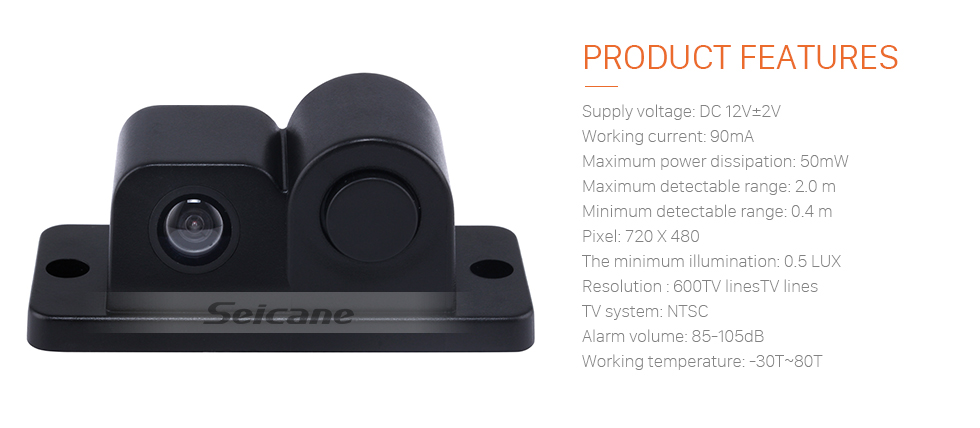 Seicane 2 in 1 170 degree Car Parking Sensors High Clear Night Vision Reversing Radar Car Rear View Backup Camera Car Seicane 2 in 1 170 degree Car Parking Sensors High Clear Night Vision Reversing Radar Car Rear View Backup Camera Car