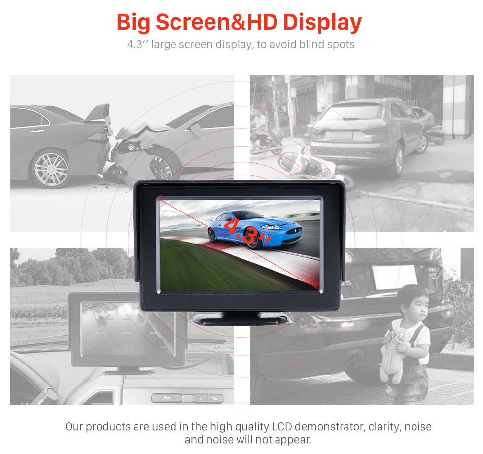 Big Screen & HD Display Sistema de alarma automático del sistema TPMS confiable de monitoreo de presión inalámbrico con cuatro sensores internos Big Screen & HD Display Sistema de alarma automático del sistema TPMS confiable de monitoreo de presión inalámbrico con cuatro sensores internos