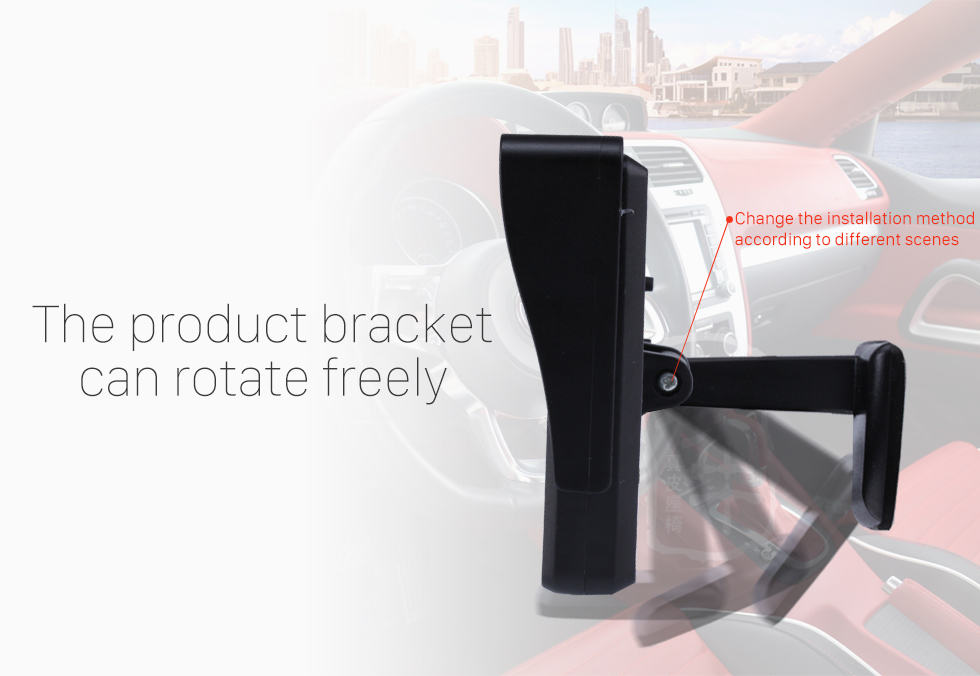 The product bracket can rotate freeely Sistema de alarma automático del sistema TPMS confiable de monitoreo de presión inalámbrico con cuatro sensores internos The product bracket can rotate freeely Sistema de alarma automático del sistema TPMS confiable de monitoreo de presión inalámbrico con cuatro sensores internos
