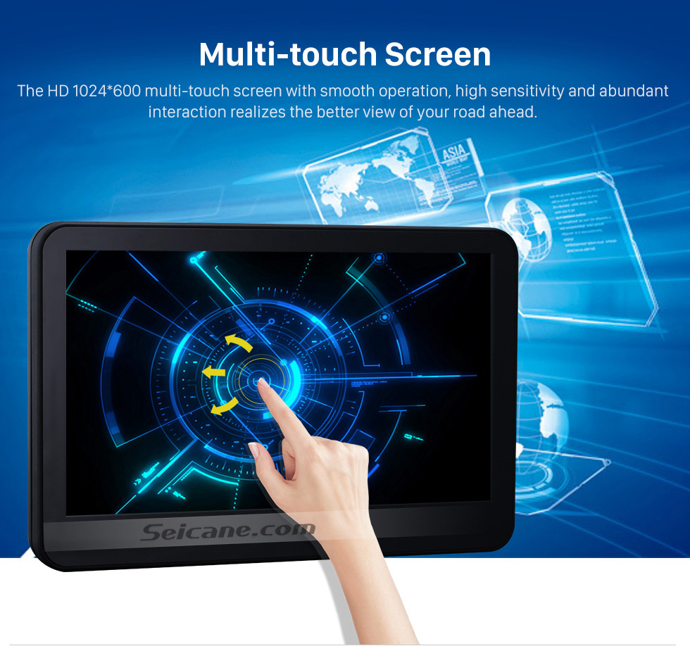 Multiple-touch Screen 2×10.1 inch Intelligent Android 5.1.1 Quad-code Free Tilt headrest MP5 DVD Player with digital HD 1024 * 600 TFT LED Touch Screen Bluetooth WIFI FM Transmitter IR Transmitter USB SD Multiple-touch Screen 2×10.1 inch Intelligent Android 5.1.1 Quad-code Free Tilt headrest MP5 DVD Player with digital HD 1024 * 600 TFT LED Touch Screen Bluetooth WIFI FM Transmitter IR Transmitter USB SD