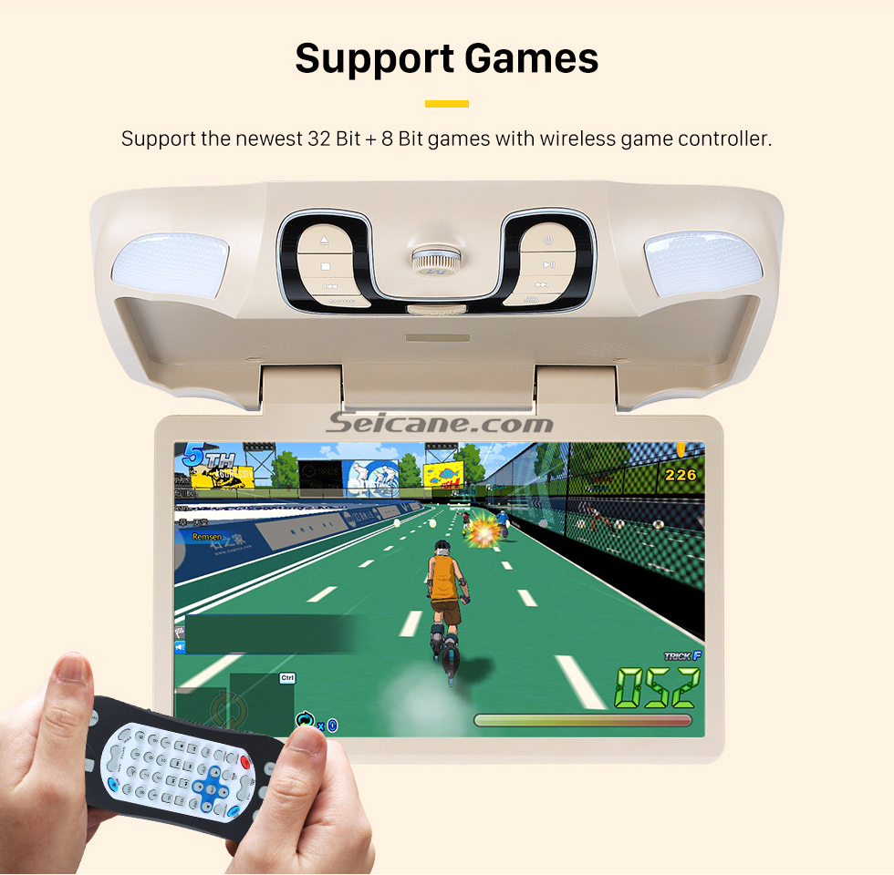 Support Games Hot Selling 15.6 inch Universal Overhead Slot-in Roof Mount DVD Player Remote Control Multi OSD Languages Support FM IR Transmitter USB SD Input Games 8GB External Memory Support Games Hot Selling 15.6 inch Universal Overhead Slot-in Roof Mount DVD Player Remote Control Multi OSD Languages Support FM IR Transmitter USB SD Input Games 8GB External Memory