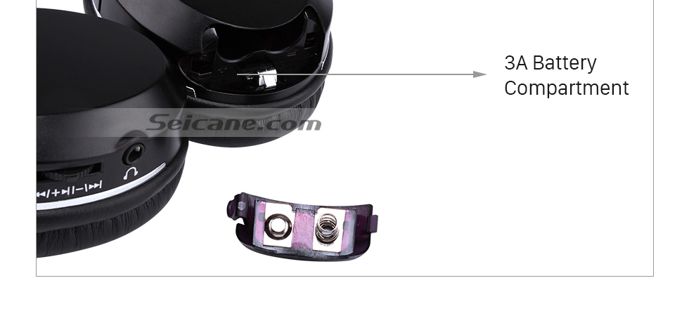 Seicane Seicane Headphone Indoor Bluetooth Headset for PC Car Stereo Transmitter Headrest DVD Player TV Dual Channel Seicane Seicane Headphone Indoor Bluetooth Headset for PC Car Stereo Transmitter Headrest DVD Player TV Dual Channel