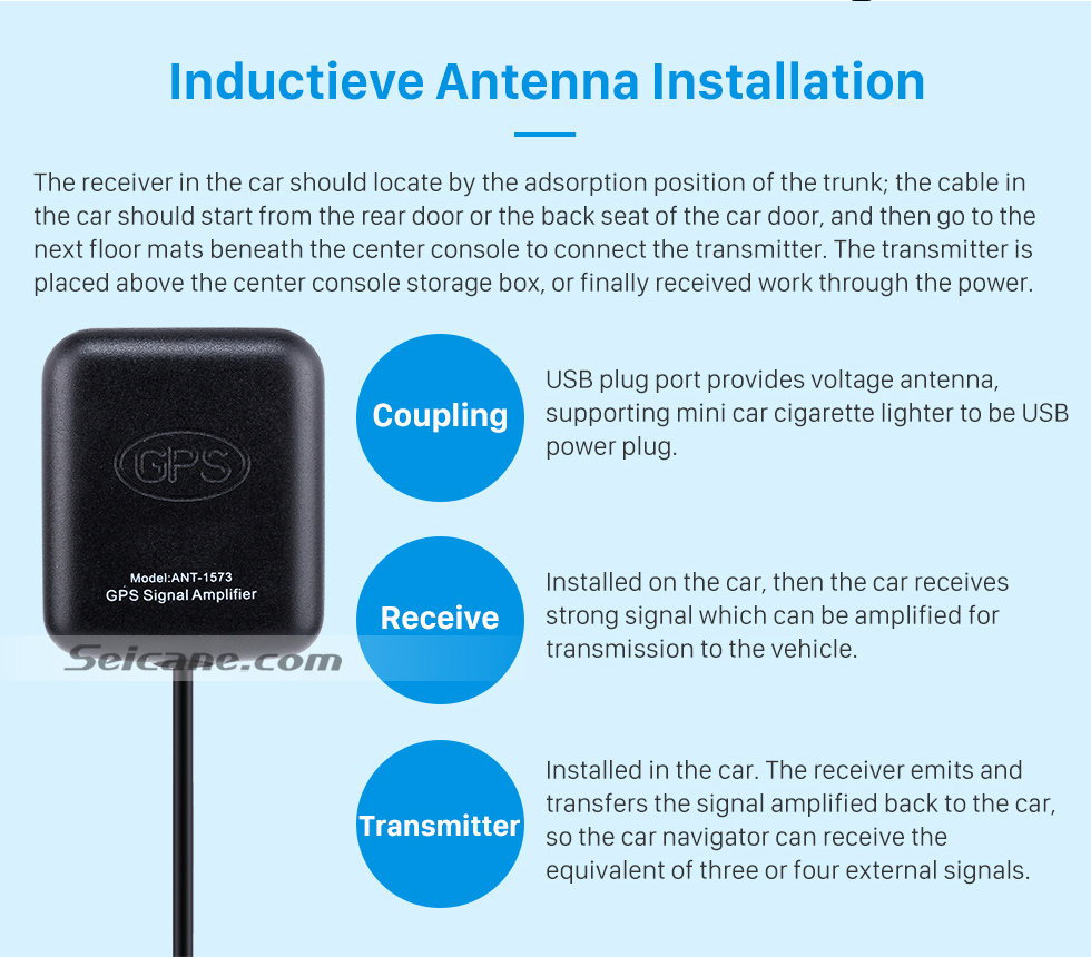 Inductieve Antenna Installation Universal Singal AMP Amplifier for Automotive GPS Antenna Navigation Positioning Module with Low Noise Built-in Microwave Antenna Shielding Case Inductieve Antenna Installation Universal Singal AMP Amplifier for Automotive GPS Antenna Navigation Positioning Module with Low Noise Built-in Microwave Antenna Shielding Case