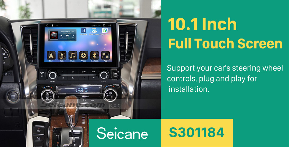 Seicane 2015 TOYOTA Alphard 10.1 inch Touchscreen Android 6.0 Radio GPS Navigation System with Bluetooth Music Mirror Link WIFI Steering Wheel Control 16G Flash Quad-core CPU Seicane 2015 TOYOTA Alphard 10.1 inch Touchscreen Android 6.0 Radio GPS Navigation System with Bluetooth Music Mirror Link WIFI Steering Wheel Control 16G Flash Quad-core CPU