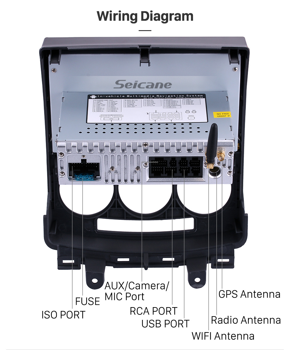 Seicane Android 6.0 OEM 2005-2008 2009 2010 Old Mazda 5 Head Unit Bluetooth GPS Navigation Radio RDS TV Tuner AUX Backup Camera Steering Wheel Control 3G Wifi Mirror Link USB Seicane Android 6.0 OEM 2005-2008 2009 2010 Old Mazda 5 Head Unit Bluetooth GPS Navigation Radio RDS TV Tuner AUX Backup Camera Steering Wheel Control 3G Wifi Mirror Link USB