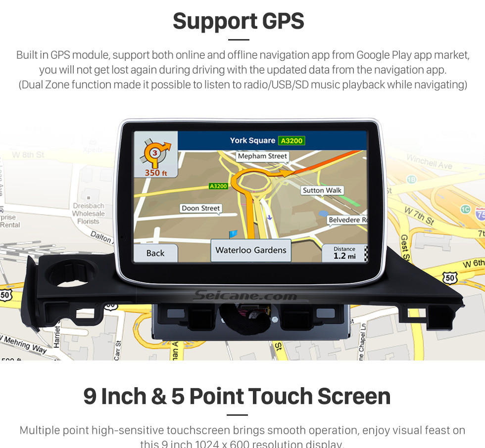 Seicane 2016 2017 Sistema de navegación Mazda 6 ATENZA 9 pulgadas Android 8.1 pantalla táctil de HD Radio GPS Bluetooth de la música 4G WIFI OBD2 de copia de seguridad de las cámaras digitales de TV DVR Espejo Enlace de control del volante Seicane 2016 2017 Sistema de navegación Mazda 6 ATENZA 9 pulgadas Android 8.1 pantalla táctil de HD Radio GPS Bluetooth de la música 4G WIFI OBD2 de copia de seguridad de las cámaras digitales de TV DVR Espejo Enlace de control del volante
