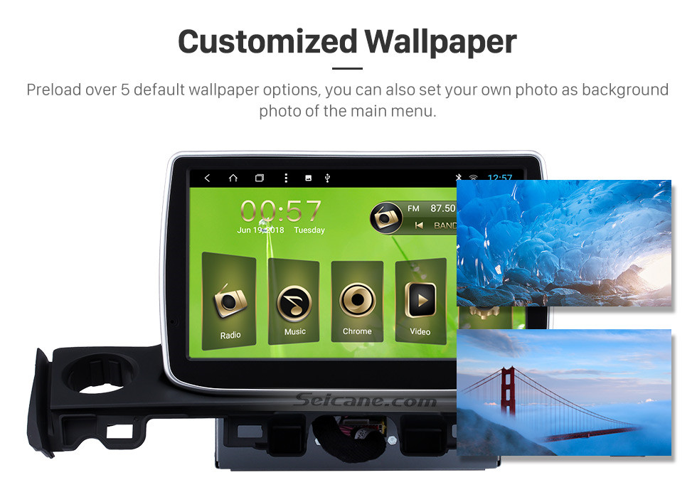 Seicane 2016 2017 Sistema de navegación Mazda 6 ATENZA 9 pulgadas Android 8.1 pantalla táctil de HD Radio GPS Bluetooth de la música 4G WIFI OBD2 de copia de seguridad de las cámaras digitales de TV DVR Espejo Enlace de control del volante Seicane 2016 2017 Sistema de navegación Mazda 6 ATENZA 9 pulgadas Android 8.1 pantalla táctil de HD Radio GPS Bluetooth de la música 4G WIFI OBD2 de copia de seguridad de las cámaras digitales de TV DVR Espejo Enlace de control del volante