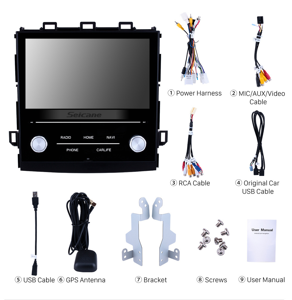 Seicane 8 pulgadas Android 8.1 2018 Subaru XV HD Pantalla táctil Navegación GPS Radio con Bluetooth WIFI compatible OBD2 Cámara de respaldo TV digital DVR Enlace de espejo Seicane 8 pulgadas Android 8.1 2018 Subaru XV HD Pantalla táctil Navegación GPS Radio con Bluetooth WIFI compatible OBD2 Cámara de respaldo TV digital DVR Enlace de espejo
