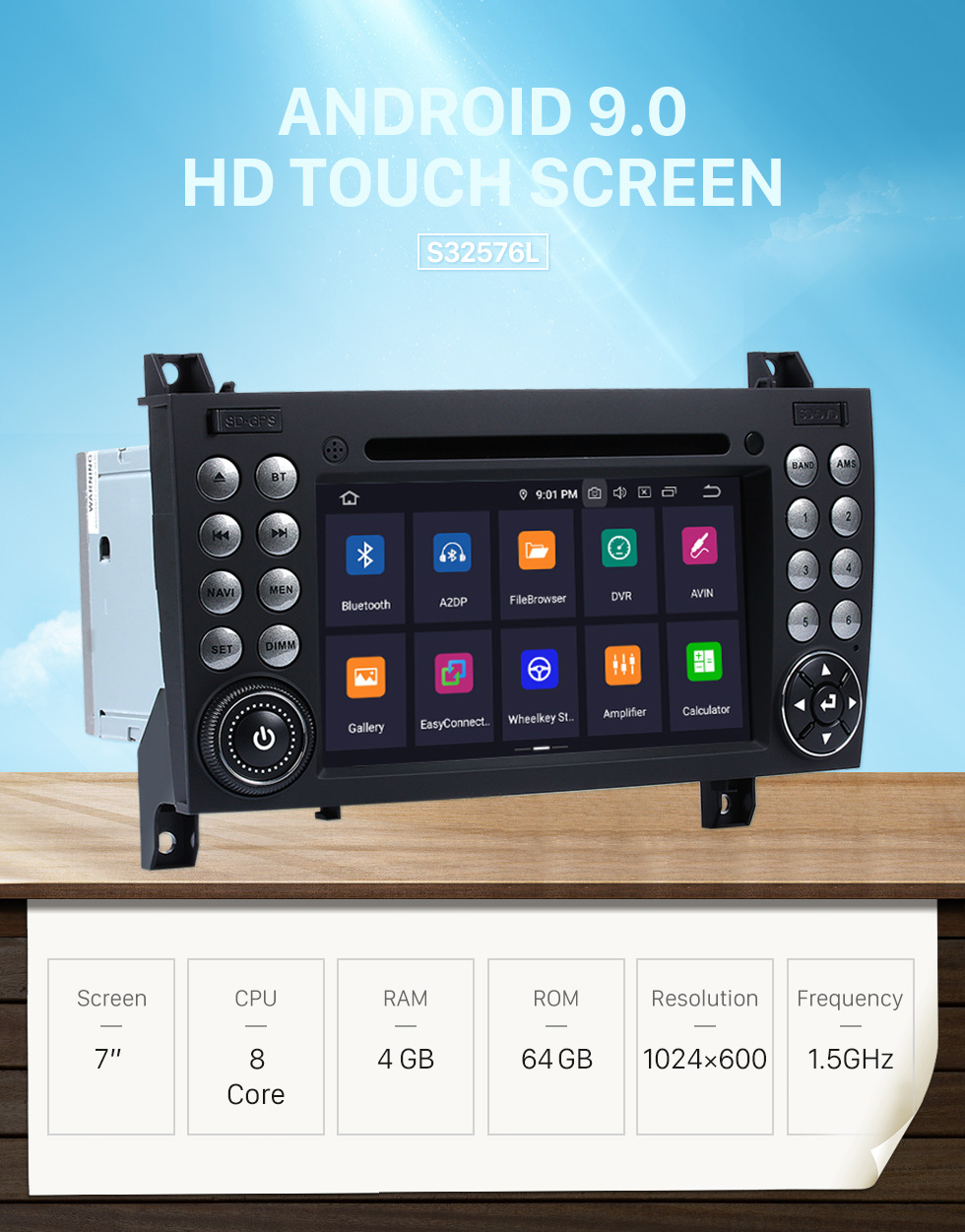 Seicane 1024*600 Touchscreen Radio DVD Player Android 9.0 GPS Navigation System for 2000-2011 Mercedes BENZ SLK Class SLK200 SLK280 SLK350 SLK55 with Bluetooth Wifi Steering Wheel Control Backup Camera DVR OBD2 Seicane 1024*600 Touchscreen Radio DVD Player Android 9.0 GPS Navigation System for 2000-2011 Mercedes BENZ SLK Class SLK200 SLK280 SLK350 SLK55 with Bluetooth Wifi Steering Wheel Control Backup Camera DVR OBD2