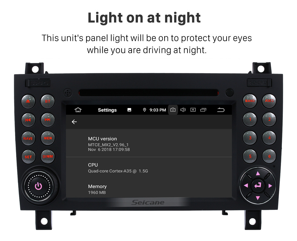Seicane 1024*600 Touchscreen Radio DVD Player Android 9.0 GPS Navigation System for 2000-2011 Mercedes BENZ SLK Class SLK200 SLK280 SLK350 SLK55 with Bluetooth Wifi Steering Wheel Control Backup Camera DVR OBD2 Seicane 1024*600 Touchscreen Radio DVD Player Android 9.0 GPS Navigation System for 2000-2011 Mercedes BENZ SLK Class SLK200 SLK280 SLK350 SLK55 with Bluetooth Wifi Steering Wheel Control Backup Camera DVR OBD2