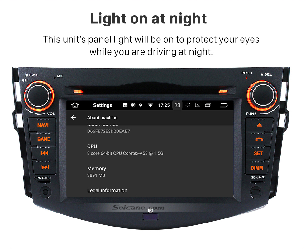 Seicane 2008 2009 2010 2011 Toyota Rav4 DVD Player Android 8.0 Radio GPS Head Unit Support Navigation OBD2 USB SD DVR Bluetooth Music WIFI Digital TV Mirror Link Steering Wheel Control Seicane 2008 2009 2010 2011 Toyota Rav4 DVD Player Android 8.0 Radio GPS Head Unit Support Navigation OBD2 USB SD DVR Bluetooth Music WIFI Digital TV Mirror Link Steering Wheel Control