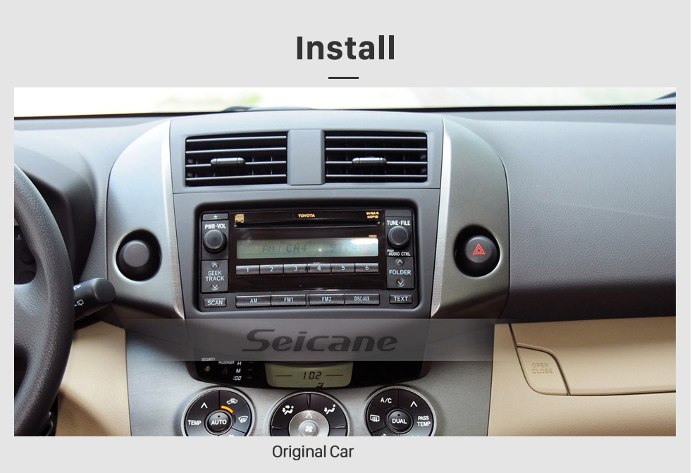 Seicane 2008 2009 2010 2011 Toyota Rav4 DVD Player Android 8.0 Radio GPS Head Unit Support Navigation OBD2 USB SD DVR Bluetooth Music WIFI Digital TV Mirror Link Steering Wheel Control Seicane 2008 2009 2010 2011 Toyota Rav4 DVD Player Android 8.0 Radio GPS Head Unit Support Navigation OBD2 USB SD DVR Bluetooth Music WIFI Digital TV Mirror Link Steering Wheel Control