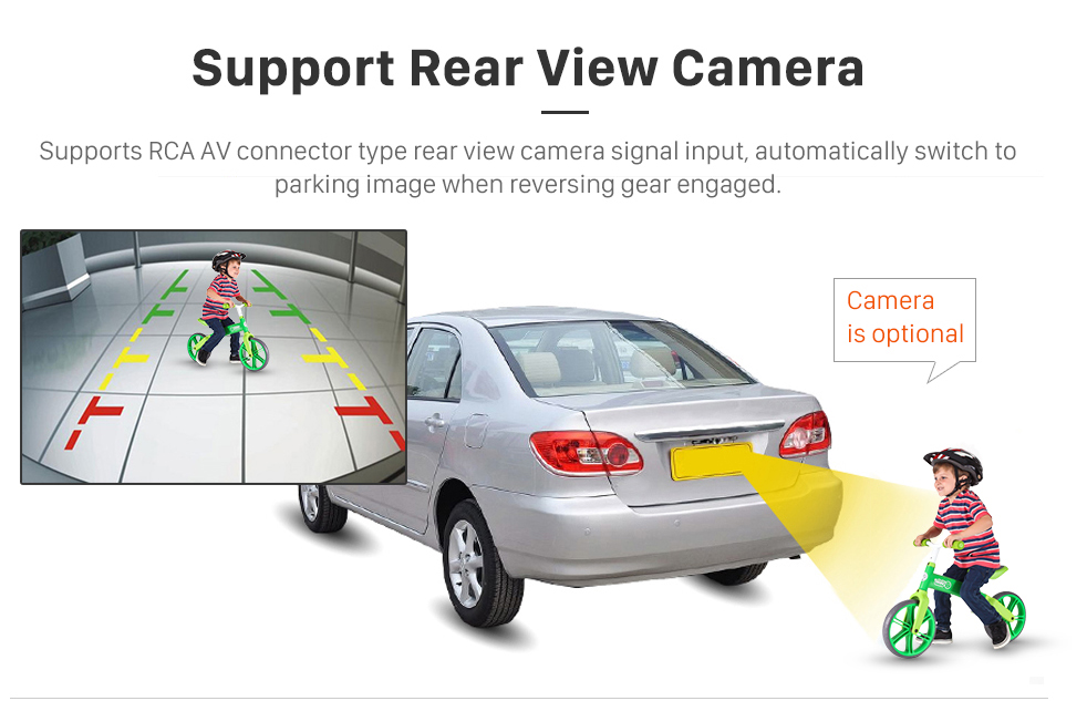 Seicane HD Pantalla táctil 2006-2012 Toyota Rav4 Android 8.0 Radio DVD sistema de navegación GPS Bluetooth OBD2 DVR Cámara retrovisor 1080P Volante Control 3G WIFI