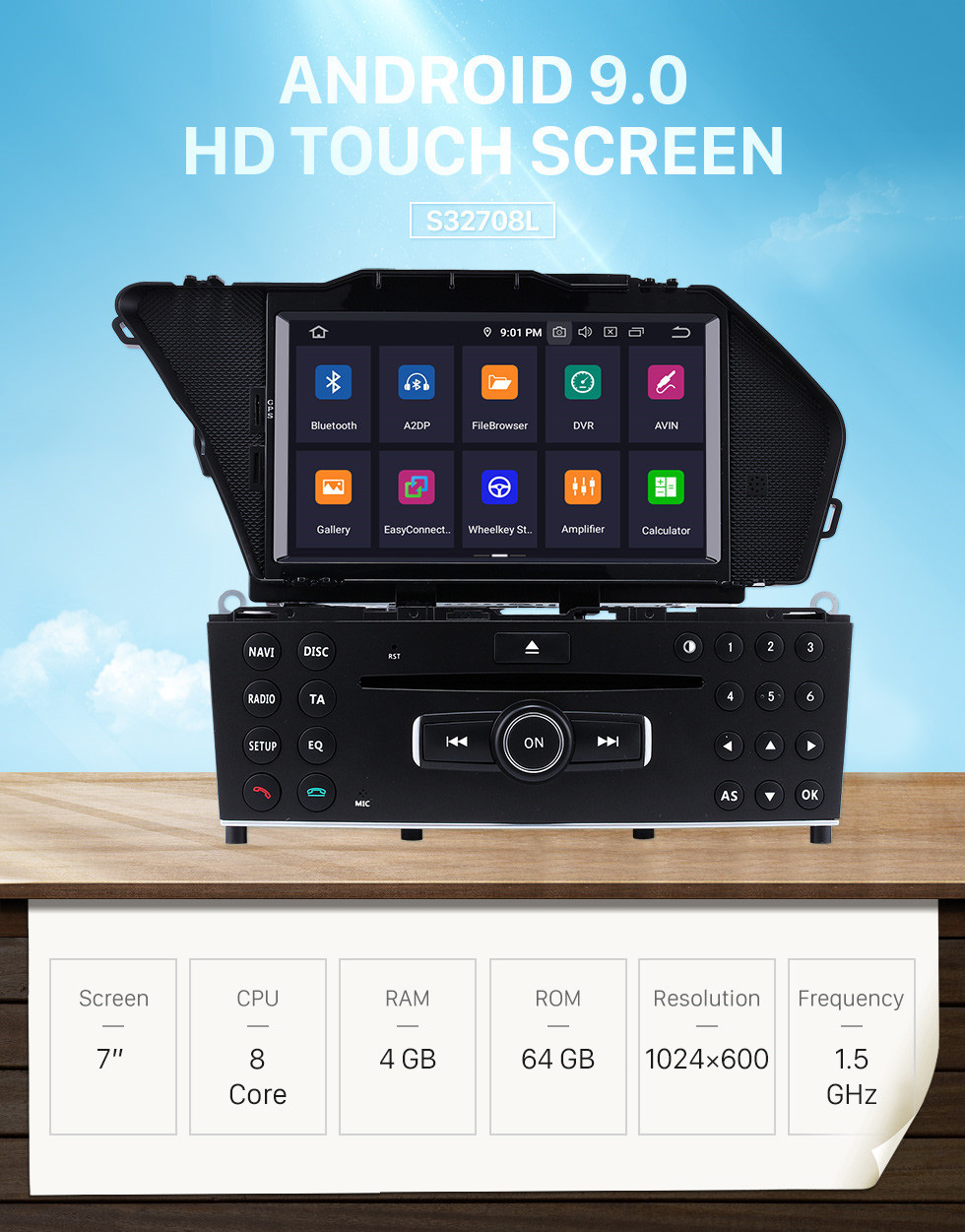 Seicane OEM 2008 2009 2010 - 2014 Mercedes Benz GLK X204 GLK350 GLK320 GLK280 GLK250 GLK220 GLK200 Android 9.0 Radio GPS Navigation DVD with 1024*600 touchscreen bluetooth Wifi OBD2 Mirror Link Seicane OEM 2008 2009 2010 - 2014 Mercedes Benz GLK X204 GLK350 GLK320 GLK280 GLK250 GLK220 GLK200 Android 9.0 Radio GPS Navigation DVD with 1024*600 touchscreen bluetooth Wifi OBD2 Mirror Link
