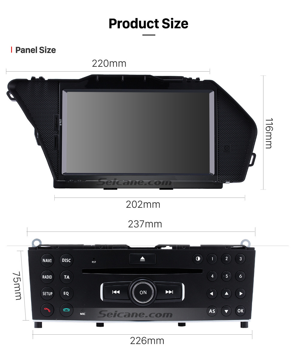 Seicane OEM 2008 2009 2010 - 2014 Mercedes Benz GLK X204 GLK350 GLK320 GLK280 GLK250 GLK220 GLK200 Android 9.0 Radio GPS Navigation DVD with 1024*600 touchscreen bluetooth Wifi OBD2 Mirror Link Seicane OEM 2008 2009 2010 - 2014 Mercedes Benz GLK X204 GLK350 GLK320 GLK280 GLK250 GLK220 GLK200 Android 9.0 Radio GPS Navigation DVD with 1024*600 touchscreen bluetooth Wifi OBD2 Mirror Link