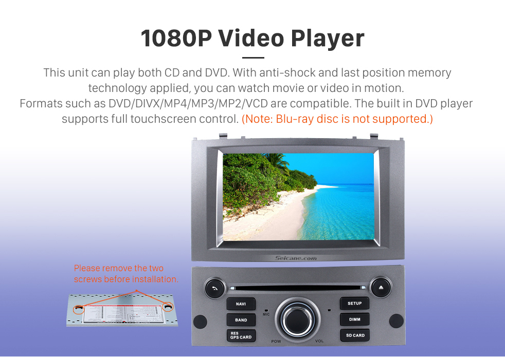 Seicane OEM Android 8.0 Radio GPS Navigation system for 2004-2010 Peugeot 407 with Wifi Backup Camera Bluetooth Mirror Link Steering Wheel Control OBD2 DAB+ DVR AUX Seicane OEM Android 8.0 Radio GPS Navigation system for 2004-2010 Peugeot 407 with Wifi Backup Camera Bluetooth Mirror Link Steering Wheel Control OBD2 DAB+ DVR AUX