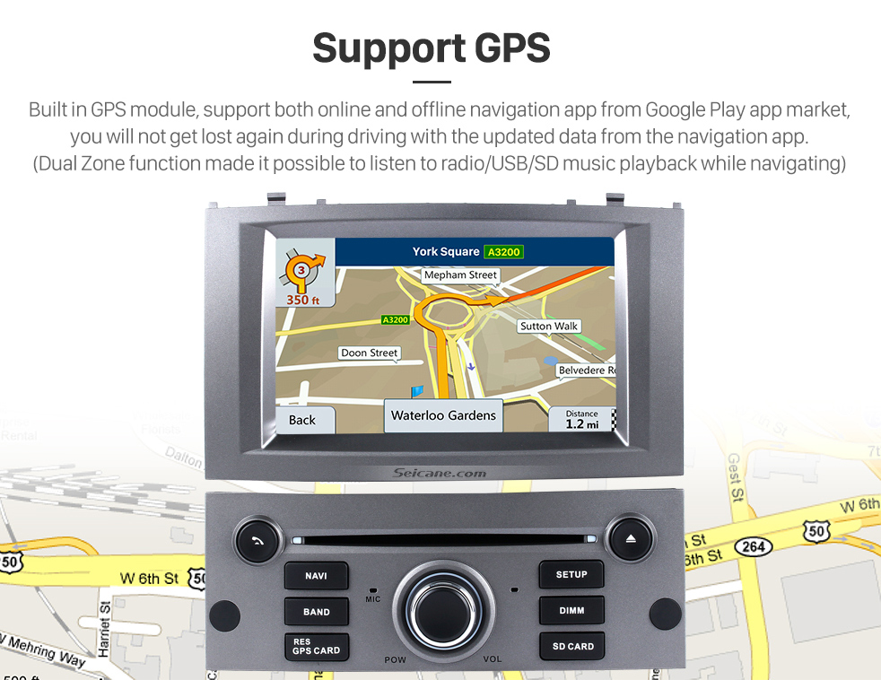 Seicane OEM Android 8.0 Radio GPS Navigation system for 2004-2010 Peugeot 407 with Wifi Backup Camera Bluetooth Mirror Link Steering Wheel Control OBD2 DAB+ DVR AUX Seicane OEM Android 8.0 Radio GPS Navigation system for 2004-2010 Peugeot 407 with Wifi Backup Camera Bluetooth Mirror Link Steering Wheel Control OBD2 DAB+ DVR AUX