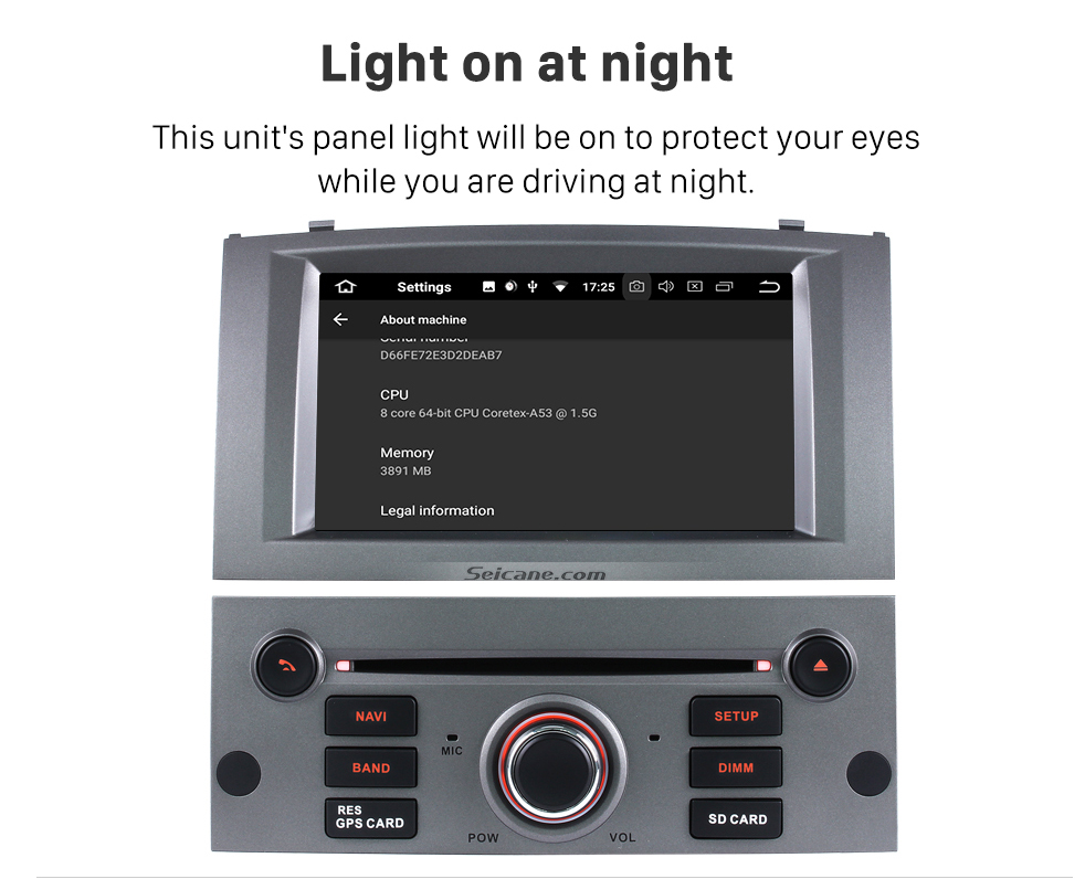 Seicane OEM Android 8.0 Radio GPS Navigation system for 2004-2010 Peugeot 407 with Wifi Backup Camera Bluetooth Mirror Link Steering Wheel Control OBD2 DAB+ DVR AUX Seicane OEM Android 8.0 Radio GPS Navigation system for 2004-2010 Peugeot 407 with Wifi Backup Camera Bluetooth Mirror Link Steering Wheel Control OBD2 DAB+ DVR AUX