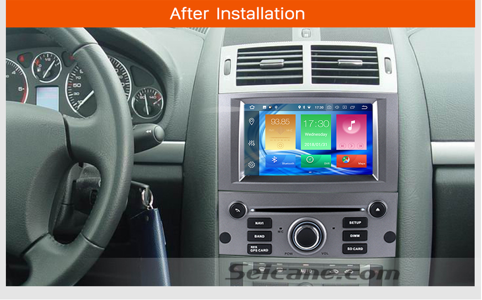 Seicane OEM Android 8.0 Radio GPS Navigation system for 2004-2010 Peugeot 407 with Wifi Backup Camera Bluetooth Mirror Link Steering Wheel Control OBD2 DAB+ DVR AUX Seicane OEM Android 8.0 Radio GPS Navigation system for 2004-2010 Peugeot 407 with Wifi Backup Camera Bluetooth Mirror Link Steering Wheel Control OBD2 DAB+ DVR AUX