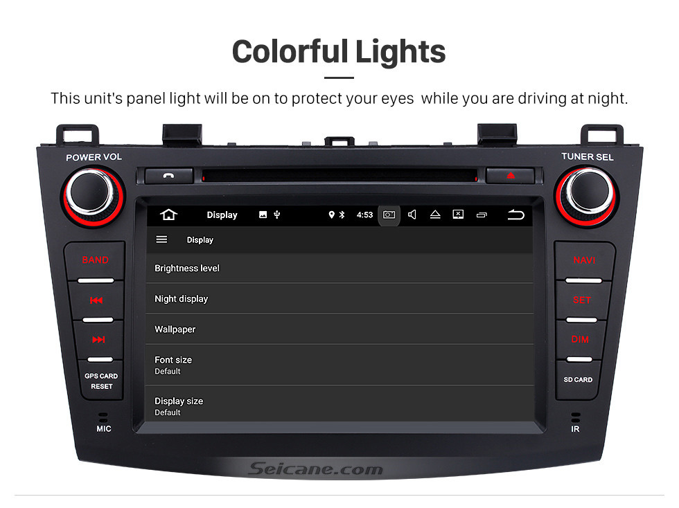 Seicane 8 polegadas HD Touchscreen Android 8.0 para 2010 2011 2012 Mazda 3 Radio GPS Sistema de Navegação com Bluetooth Suporte USB 1080P Video Mirror Link Seicane 8 polegadas HD Touchscreen Android 8.0 para 2010 2011 2012 Mazda 3 Radio GPS Sistema de Navegação com Bluetooth Suporte USB 1080P Video Mirror Link