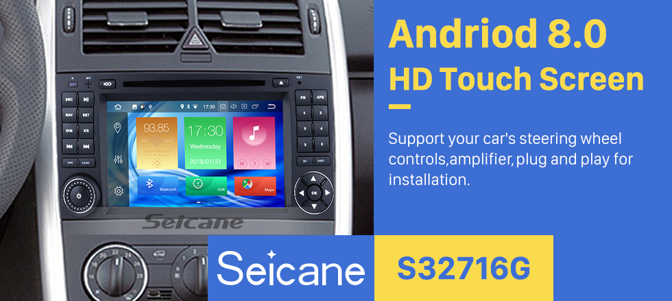 Seicane All in one Android 8.0 Radio DVD Play GPS Stereo Upgrade for 2004-2012 Mercedes Benz B Class W245 B160 B180 B200 Support Bluetooth FM AM USB WIFI Backup Camera DVR OBD2 Mirror Link Steering wheel control Seicane All in one Android 8.0 Radio DVD Play GPS Stereo Upgrade for 2004-2012 Mercedes Benz B Class W245 B160 B180 B200 Support Bluetooth FM AM USB WIFI Backup Camera DVR OBD2 Mirror Link Steering wheel control