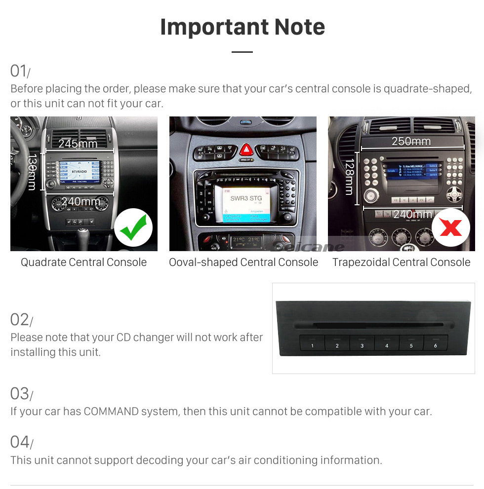 Seicane All in one Android 8.0 Radio DVD Play GPS Stereo Upgrade for 2004-2012 Mercedes Benz B Class W245 B160 B180 B200 Support Bluetooth FM AM USB WIFI Backup Camera DVR OBD2 Mirror Link Steering wheel control Seicane All in one Android 8.0 Radio DVD Play GPS Stereo Upgrade for 2004-2012 Mercedes Benz B Class W245 B160 B180 B200 Support Bluetooth FM AM USB WIFI Backup Camera DVR OBD2 Mirror Link Steering wheel control