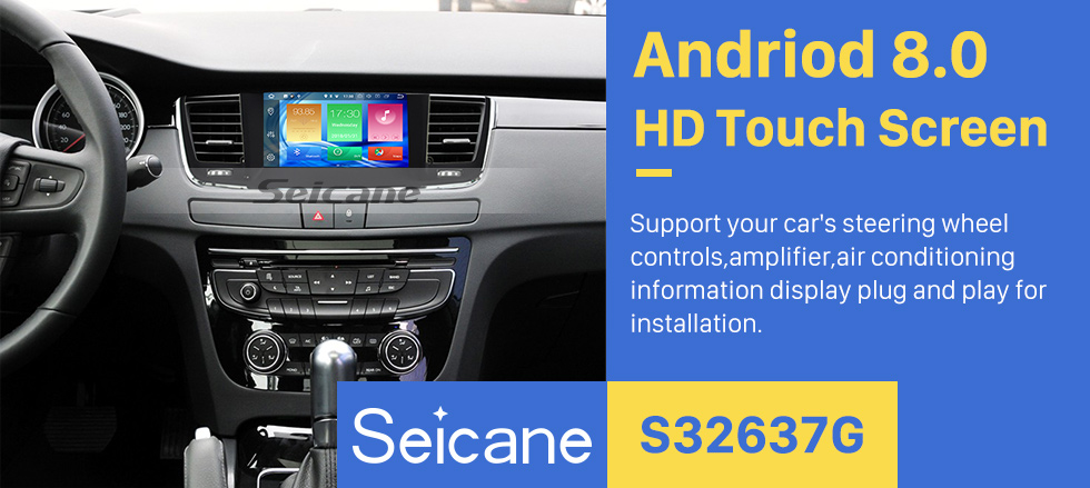 Seicane Aftermarket GPS Android 8.0 Radio DVD-Player Bluetooth Stereo für 2011 2012 2013 PEUGEOT 508 Unterstützung 3D Navigation USB SD 3G WIFI DVR Rückfahrkamera Auto A / V Seicane Aftermarket GPS Android 8.0 Radio DVD-Player Bluetooth Stereo für 2011 2012 2013 PEUGEOT 508 Unterstützung 3D Navigation USB SD 3G WIFI DVR Rückfahrkamera Auto A / V