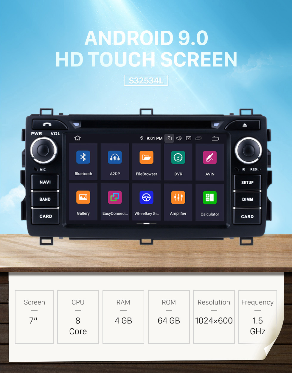 Seicane Android 9.0 Radio GPS for 2013 Toyota Auris with Navigation System WIFI OBD2 Bluetooth HD 1024*600 Touch Screen DVR TV Video Steering Wheel control Backup Camera Seicane Android 9.0 Radio GPS for 2013 Toyota Auris with Navigation System WIFI OBD2 Bluetooth HD 1024*600 Touch Screen DVR TV Video Steering Wheel control Backup Camera