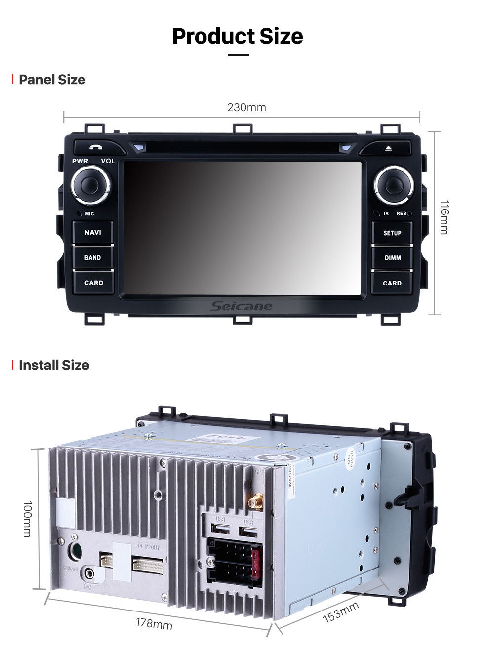 Seicane Android 9.0 Radio GPS for 2013 Toyota Auris with Navigation System WIFI OBD2 Bluetooth HD 1024*600 Touch Screen DVR TV Video Steering Wheel control Backup Camera Seicane Android 9.0 Radio GPS for 2013 Toyota Auris with Navigation System WIFI OBD2 Bluetooth HD 1024*600 Touch Screen DVR TV Video Steering Wheel control Backup Camera