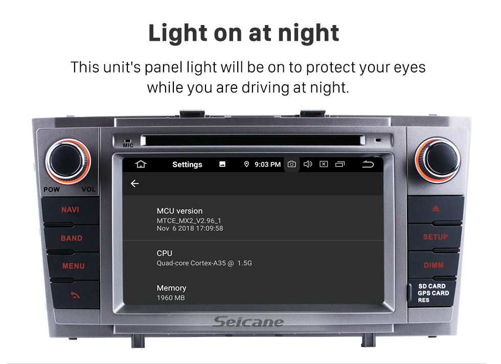 Seicane 2 Din DVD Player GPS Navigation Android 9.0 Radio for 2008 2009 2010-2013 Toyota Avensis Support DVR Rearview Camera Bluetooth 1080P USB SD WIFI OBD2 Mirror Link Seicane 2 Din DVD Player GPS Navigation Android 9.0 Radio for 2008 2009 2010-2013 Toyota Avensis Support DVR Rearview Camera Bluetooth 1080P USB SD WIFI OBD2 Mirror Link