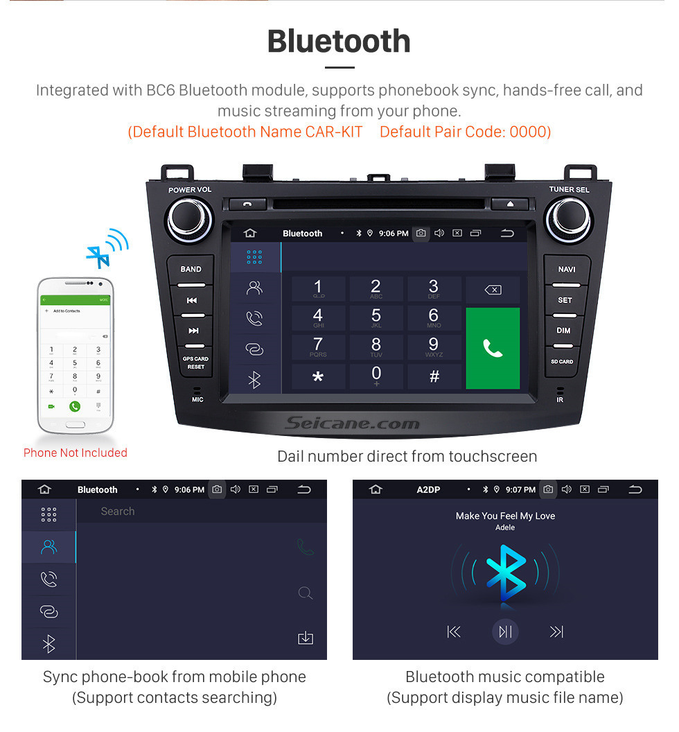 Seicane 8 polegadas 2016 Kia Sportage Android 8.0 Rádio Leitor de DVD Sistema de Navegação GPS com 1024 * 600 Touchscreen Música Bluetooth 4G WIFI câmera de backup DVR DAB + TPMS Seicane 8 polegadas 2016 Kia Sportage Android 8.0 Rádio Leitor de DVD Sistema de Navegação GPS com 1024 * 600 Touchscreen Música Bluetooth 4G WIFI câmera de backup DVR DAB + TPMS