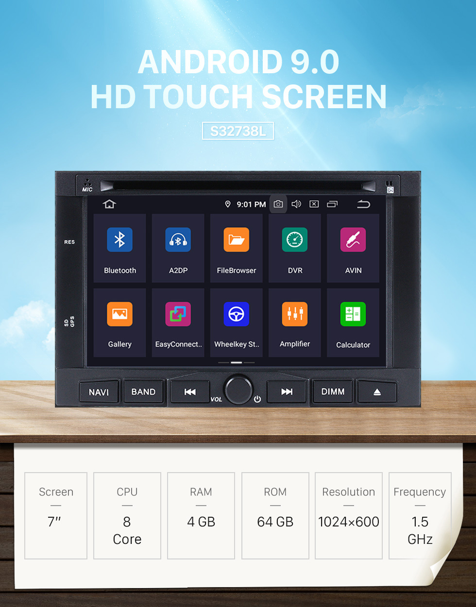 Seicane 2009 2010 2011 PEUGEOT 3008 Android 9.0 Radio DVD player GPS navigation system with HD 1024*600 touch screen Bluetooth Mirror link OBD2 DVR Rearview camera TV 1080P Video 3G WIFI Steering Wheel Control USB Seicane 2009 2010 2011 PEUGEOT 3008 Android 9.0 Radio DVD player GPS navigation system with HD 1024*600 touch screen Bluetooth Mirror link OBD2 DVR Rearview camera TV 1080P Video 3G WIFI Steering Wheel Control USB
