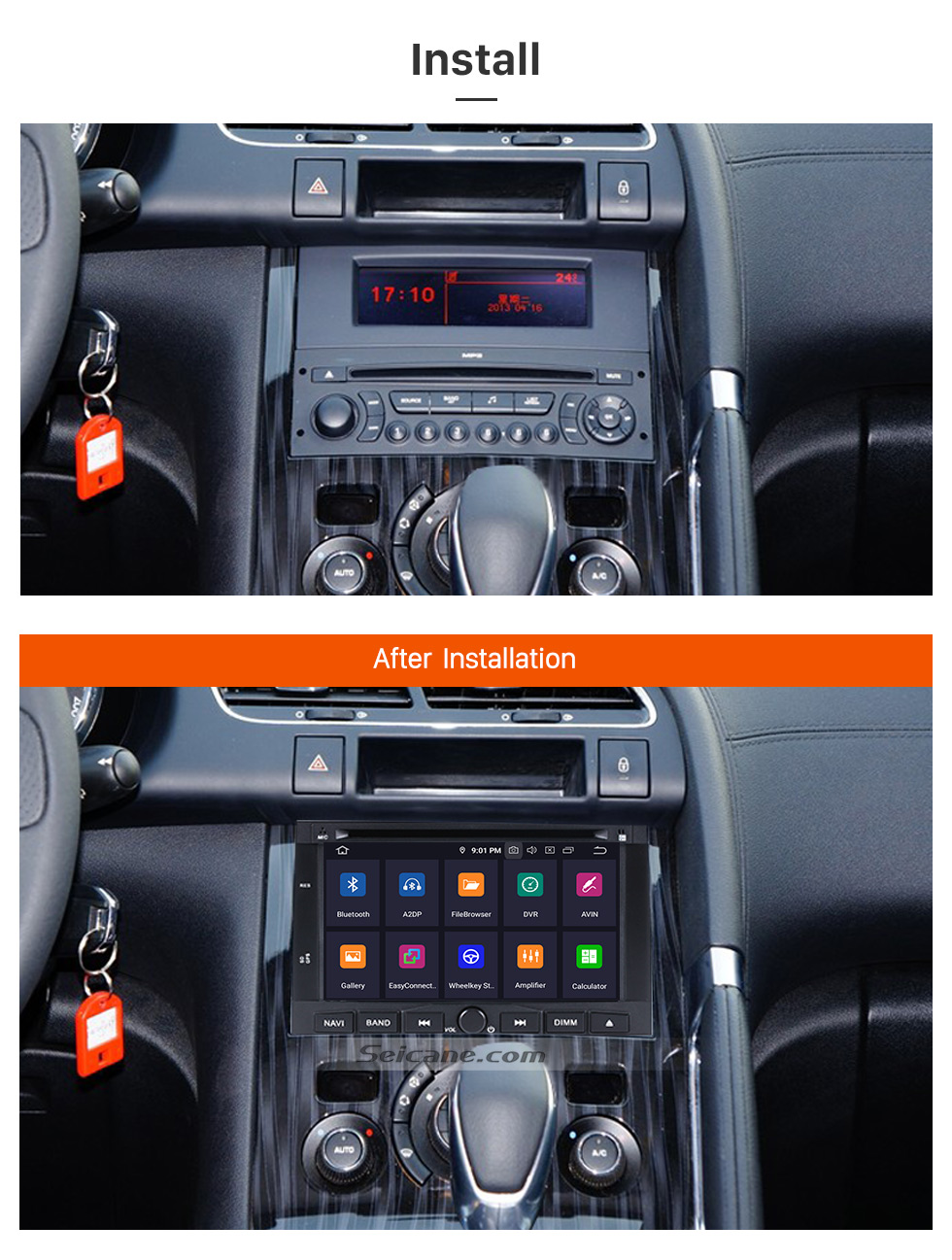 Seicane 2009 2010 2011 PEUGEOT 3008 Android 9.0 Radio DVD player GPS navigation system with HD 1024*600 touch screen Bluetooth Mirror link OBD2 DVR Rearview camera TV 1080P Video 3G WIFI Steering Wheel Control USB Seicane 2009 2010 2011 PEUGEOT 3008 Android 9.0 Radio DVD player GPS navigation system with HD 1024*600 touch screen Bluetooth Mirror link OBD2 DVR Rearview camera TV 1080P Video 3G WIFI Steering Wheel Control USB