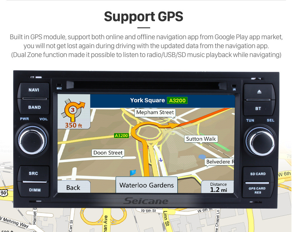 Seicane Aftermarket GPS Android 8.0 Radio Lecteur DVD pour 2004 2005 2006 2007 2008 Ford Focus Soutien 3D Navigation Bluetooth USB WIFI Lien miroir DVR Caméra de recul 1080P Vidéo Seicane Aftermarket GPS Android 8.0 Radio Lecteur DVD pour 2004 2005 2006 2007 2008 Ford Focus Soutien 3D Navigation Bluetooth USB WIFI Lien miroir DVR Caméra de recul 1080P Vidéo
