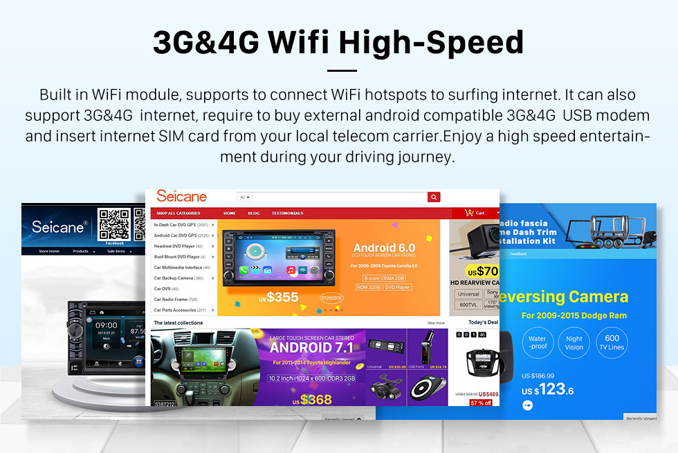 Seicane Aftermarket GPS Android 8.0 Radio Lecteur DVD pour 2004 2005 2006 2007 2008 Ford Focus Soutien 3D Navigation Bluetooth USB WIFI Lien miroir DVR Caméra de recul 1080P Vidéo Seicane Aftermarket GPS Android 8.0 Radio Lecteur DVD pour 2004 2005 2006 2007 2008 Ford Focus Soutien 3D Navigation Bluetooth USB WIFI Lien miroir DVR Caméra de recul 1080P Vidéo