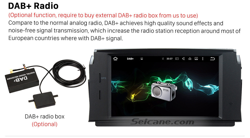 Seicane Android 8.1 DVD-плеер GPS навигационная система 2007-2011 Mercedes-Benz C Class W204 C180 C200 C230 C30 с управлением рулевого колеса Зеркало Link Bluetooth Wifi OBD2 резервная камера DVR DAB Seicane Android 8.1 DVD-плеер GPS навигационная система 2007-2011 Mercedes-Benz C Class W204 C180 C200 C230 C30 с управлением рулевого колеса Зеркало Link Bluetooth Wifi OBD2 резервная камера DVR DAB