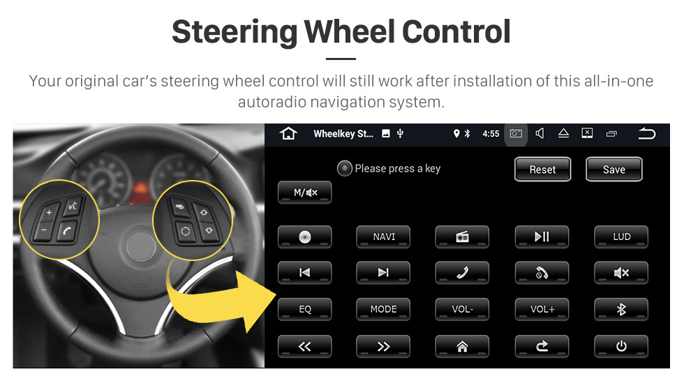 Seicane Android 8.1 DVD-плеер GPS навигационная система 2007-2011 Mercedes-Benz C Class W204 C180 C200 C230 C30 с управлением рулевого колеса Зеркало Link Bluetooth Wifi OBD2 резервная камера DVR DAB Seicane Android 8.1 DVD-плеер GPS навигационная система 2007-2011 Mercedes-Benz C Class W204 C180 C200 C230 C30 с управлением рулевого колеса Зеркало Link Bluetooth Wifi OBD2 резервная камера DVR DAB