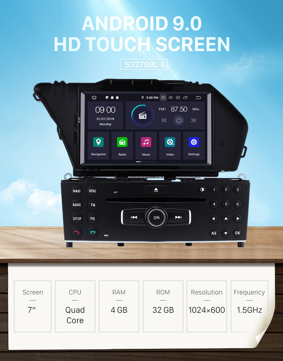 Seicane 2008 2009 2010-2014 Mercedes Benz GLK X204 GLK350 GLK320 GLK280 GLK250 GLK220 GLK200 Android 9.0 Radio DVD-Player GPS Navi Unterstützung Bluetooth Spiegel Link WIFI USB SD 1080P Video Seicane 2008 2009 2010-2014 Mercedes Benz GLK X204 GLK350 GLK320 GLK280 GLK250 GLK220 GLK200 Android 9.0 Radio DVD-Player GPS Navi Unterstützung Bluetooth Spiegel Link WIFI USB SD 1080P Video