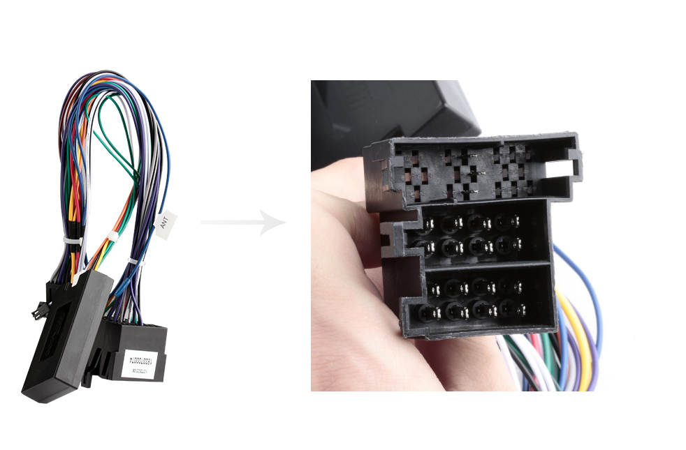 Seicane Mercado de accesorios 7 pulgadas Android 9.0 2007-2016 Fiat Ducato / Peugeot Boxer Radio Reproductor de DVD Sistema de navegación GPS con Bluetooth 3G Wifi Enlace de espejo Control del volante Cámara de respaldo DVR OBD2 DAB +