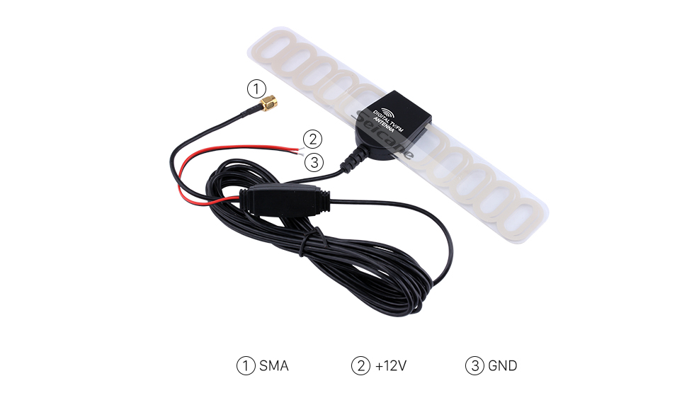 Seicane Hot Sale Car TV Digital DVB-T 2in1 FM/Radio Antenna Aerial Booster SMA Connector Seicane Hot Sale Car TV Digital DVB-T 2in1 FM/Radio Antenna Aerial Booster SMA Connector