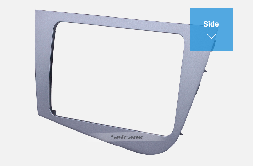 Seicane 2 Din Fascia for 2005-2011 Seat Leon left hand driving Car Radio Head Unit GPS Navigation plate panel Frame