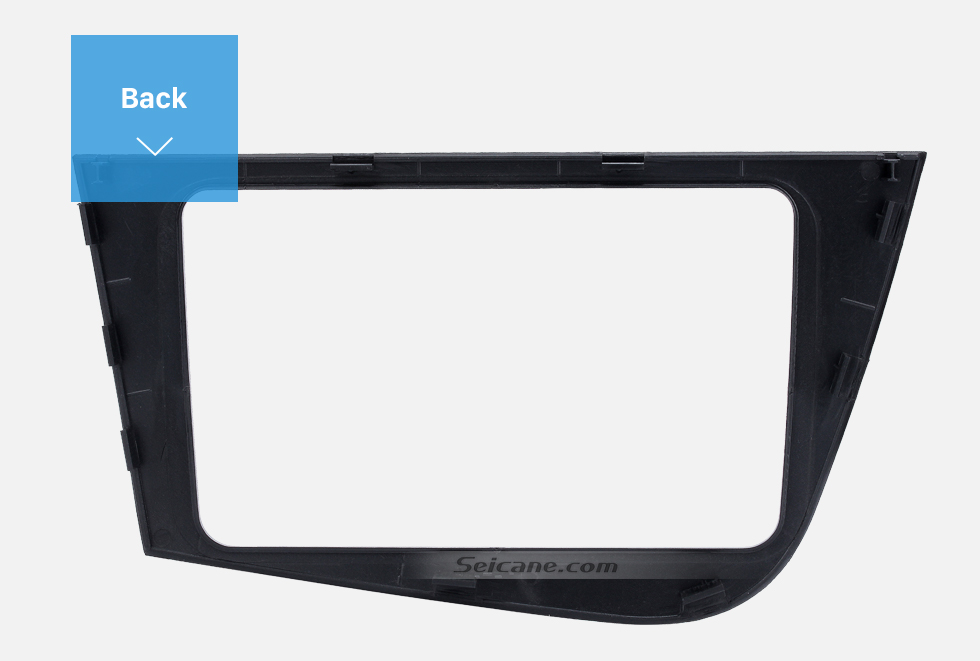 Seicane 2 Din Fascia for 2005-2011 Seat Leon right hand driving Car Radio Head Unit GPS Navigation plate panel Frame