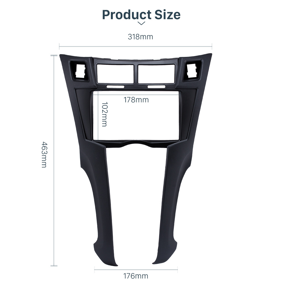2010 toyota yaris radio dash kit