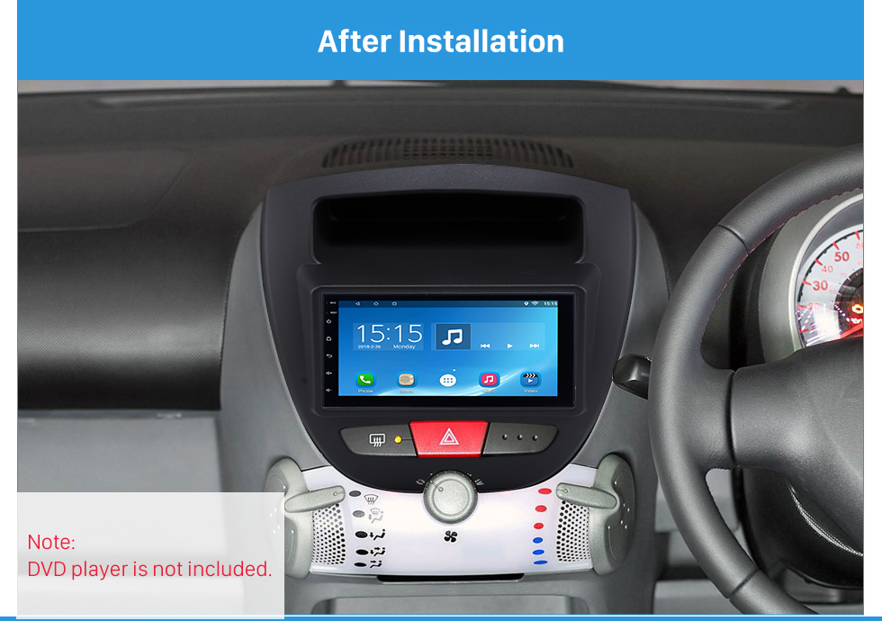 Great 2Din Toyota Aygo Citroen C1 Peugeot 107 Car Radio