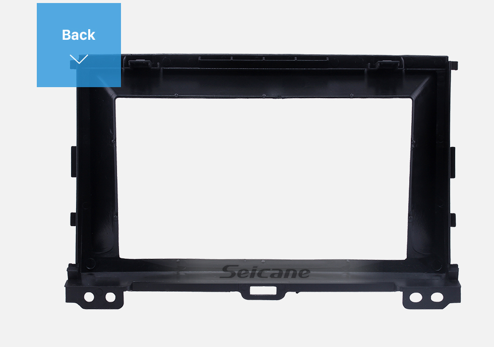 Seicane Black Double Din 2009 Toyota Prado 120 Car Radio Fascia CD Trim Dashboard Panel Stereo Player Frame